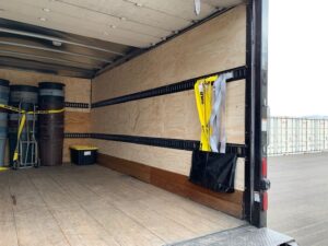 Inside Box Truck