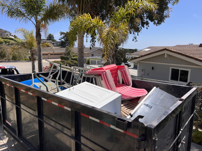 Dump Trailer Full of Junk